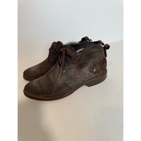 Diesel Suede Leather Chukka Ankle Desert Boot Brown Mens Size 42 - Picture 4 of 5